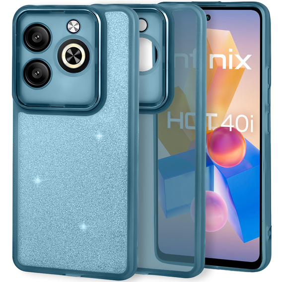Чoхол до Infinix Hot 40i, Glittery Powder, м'яти