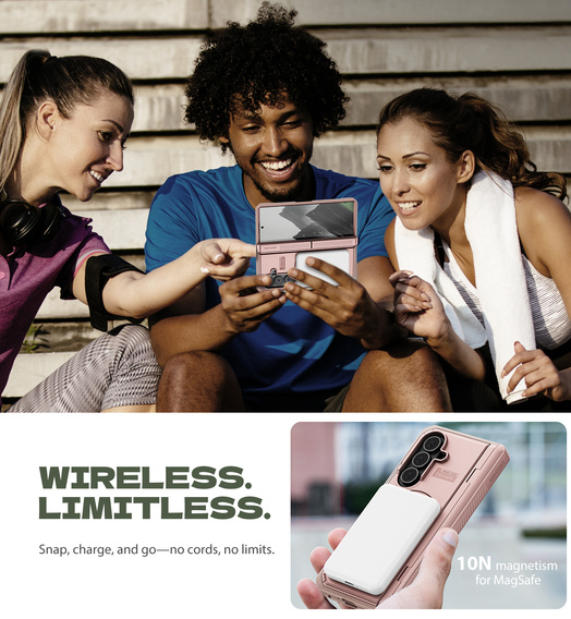 Броньований чохол Dexnor Magnetic з подвійними підставками для Samsung Galaxy Z Fold7