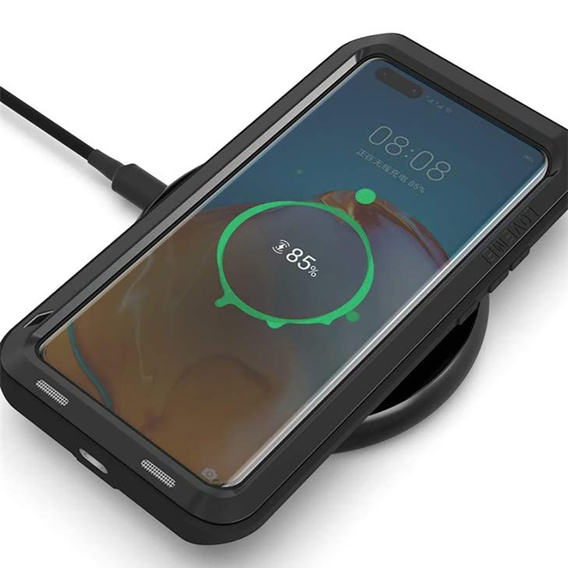 Чехол Love Mei до Huawei P40 Pro, armored without glass, чёрный