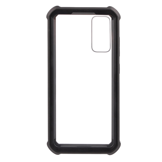 Чехол до Samsung Galaxy S20 FE, Dexnor Full Body Rugged, прозрачный / черный