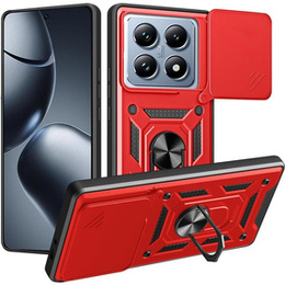 Чехол NOX Camera Slide Xiaomi 14T Pro, CamShield Slide, красный