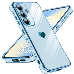 Чехол до Samsung Galaxy S25 FE, Electro heart, синий