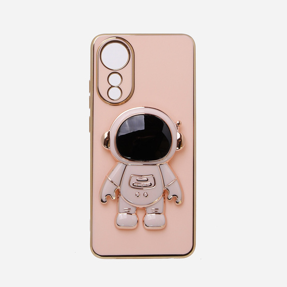 Чoхол до Oppo A78 4G, Astronaut, рожевий rose gold