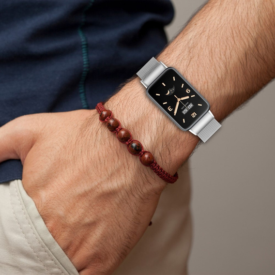 Браслет  MilaneseBand для Xiaomi Mi Band 7 Pro - Silver