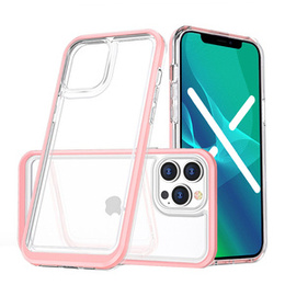 Чохол ERBORD Hybrid Frame для iPhone 13 Pro, Рожевий
