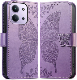 Чохол-книжка для Xiaomi Redmi 15C 4G/LTE, Butterfly, фіолетовий
