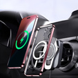 Чехол для iPhone 12, Electro MagSafe, розовый + стекло для экрана