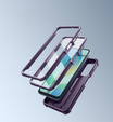 Бронированный чехол для Samsung Galaxy A16, Dexnor Full Body (Two Frames), фиолетовый