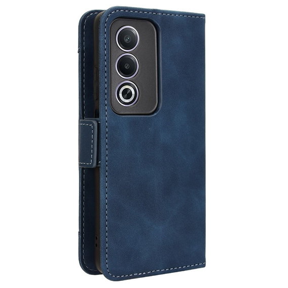 Откидной чехол для Oppo A80, Card Slot, темно-синий