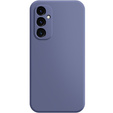 Чохол для Samsung Galaxy A15, Silicone Lite, темно-синій + скло 9H
