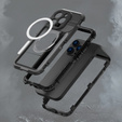 IP68 Водонепроницаемый чехол для iPhone 14 Pro, SHELLBOX MagSafe, чёрный