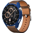 2в1 чохол та захисне скло для годинника Huawei Watch GT 3 46mm, темно-синій