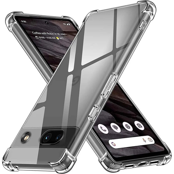Чехол до Google Pixel 8A, Dropproof, прозрачный
