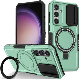 Броньований чохол для Samsung Galaxy S23 FE, CamShield MagSafe, зелений