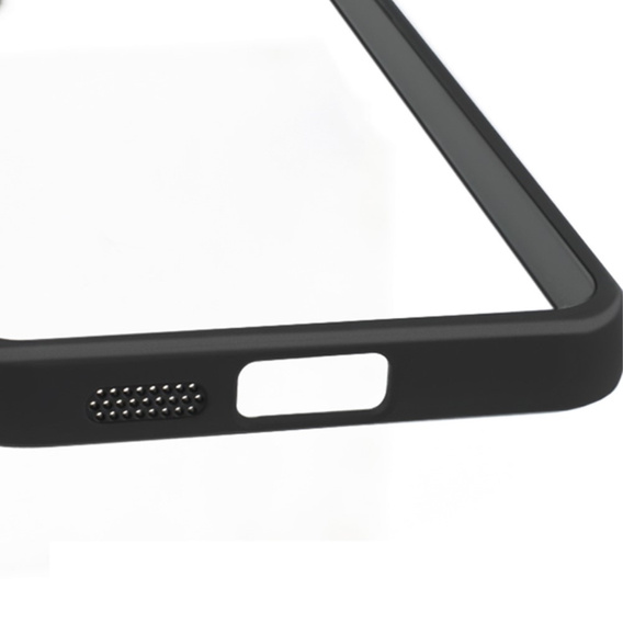 Чехол для Samsung Galaxy S24+ Plus, Fusion Hybrid, с защитой камеры, прозрачный / черный