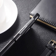 Чохол Litchi Leather для Samsung Galaxy Z Flip 4, Black