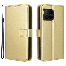 Откидной чехол для T Phone 2 Pro 5G, Crazy Horse Wallet, золотой