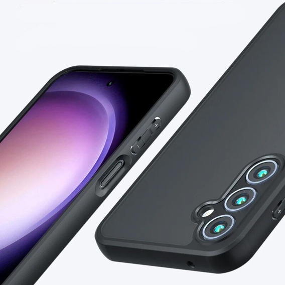 Чoхол до Samsung Galaxy M15 5G, Fusion Hybrid, матовий / чорний