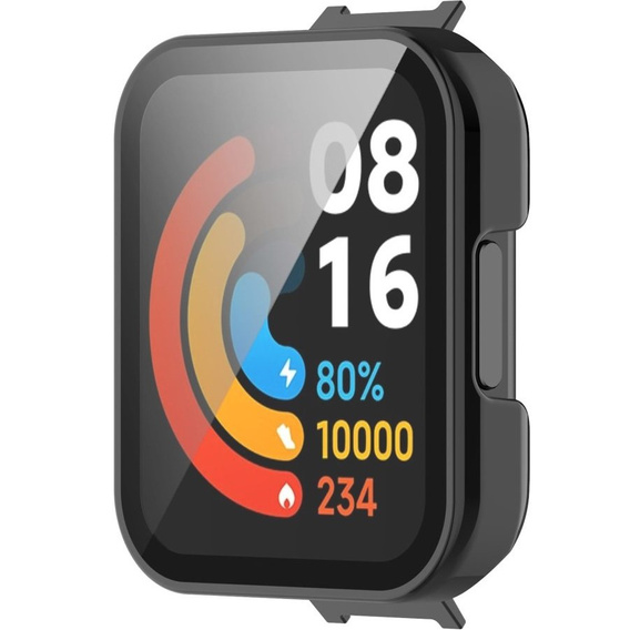 Чехол + стекло 2-в-1 для Xiaomi Redmi Watch 2 Lite, Black