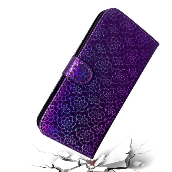 Откидной чехол для Oppo A17, Wallet mandala, фиолетовый