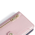 Чохол-книжка для Samsung Galaxy A16, Wallet Zipper Pocket, рожевий