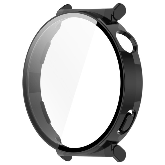 Чохол 2в1 + загартоване скло для Huawei Watch GT 5 Pro 42mm, чорний