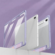 Чехол для Samsung Galaxy Tab S10 FE+ Plus, Smartcase Hybrid, с местом для стилуса, Marble фиолетовый