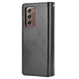 Откидной чехол для Samsung Galaxy Z Fold 2 5G, Crazy Horse Wallet, чёрный