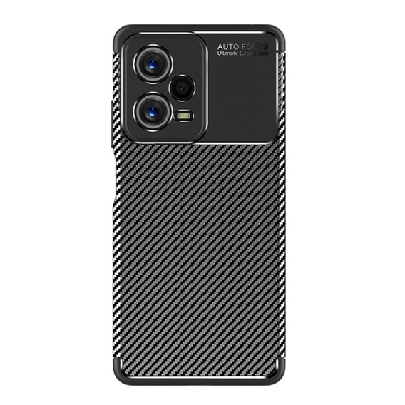 Чoхол до Xiaomi POCO X5 5G, Carbon Gel, чорний