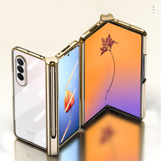 Чехол Clever Design для Samsung Galaxy Z Fold 4 5G, золотой 
