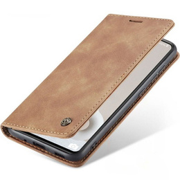 Чехол CASEME для Samsung Galaxy S20 FE, Leather Wallet Case, коричневый