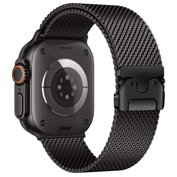 Браслет Milanese для Apple Watch  1/2/3/4/5/6/7/SE (42/44MM) - Black