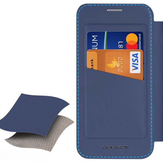 Чoхол Dux Ducis до Samsung Galaxy S25 Edge, Skin X Pro, MagSafe, темно-синій
