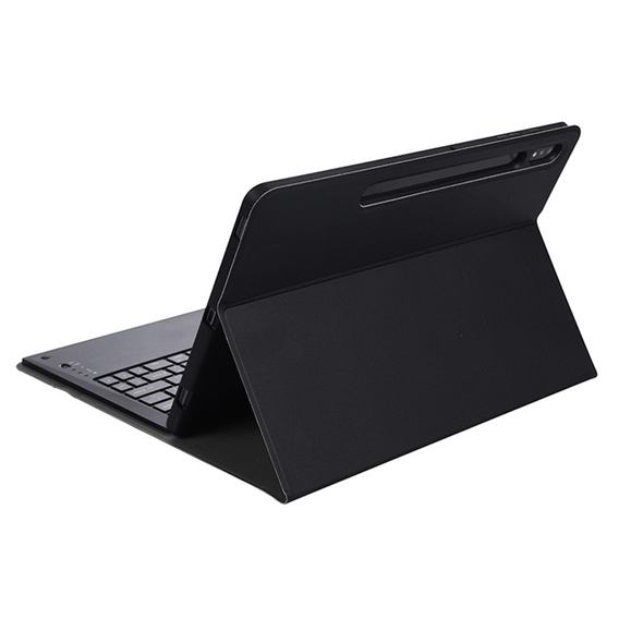Чехол + клавиатура Samsung Galaxy Tab S9+, Leather Pen Slot, чёрный