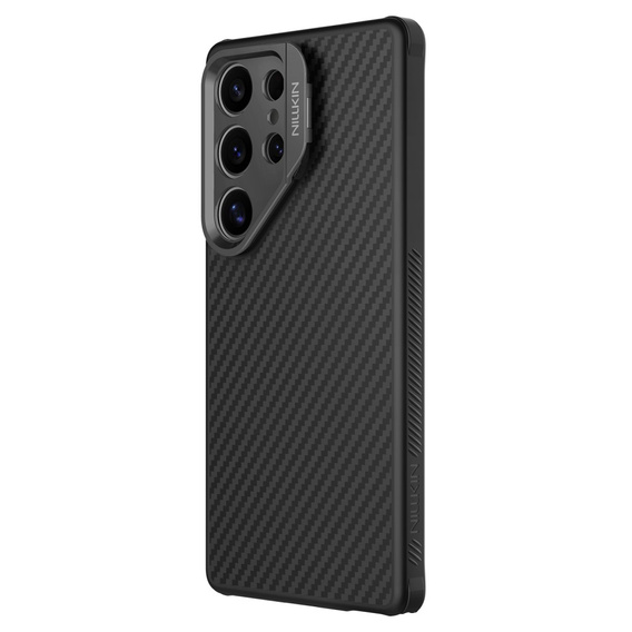 Чохол для Samsung Galaxy S25 Ultra, броньований Nillkin, Carboprof Case, для Magsafe, чорний