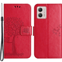 Чохол-книжка для Motorola Moto G53 / G23 / G13, tree, червоний