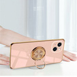 Чехол до iPhone 14, Electro Ring, светло-розовый