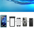 Водонепроницаемый чехол для Samsung Galaxy S25 Ultra, Redpepper, для MagSafe, синий