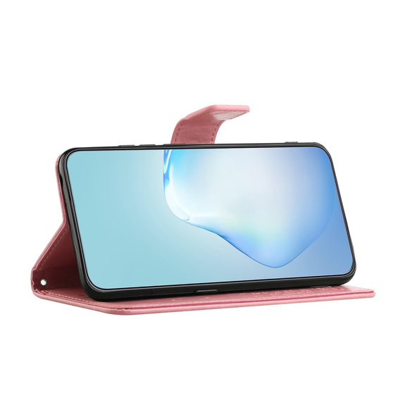 Откидной чехол для Motorola Moto G53 / G23 / G13, tree, розовый