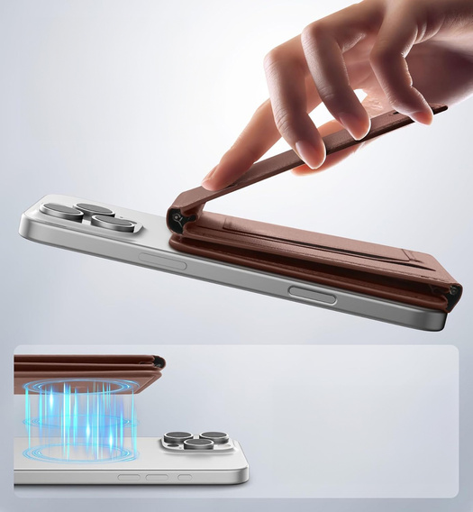 Магнитный кошелек с подставкой и функцией NFC SURITCH для iPhone 16 Pro