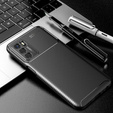 Чехол до Oppo A16, Carbon Gel, чёрный