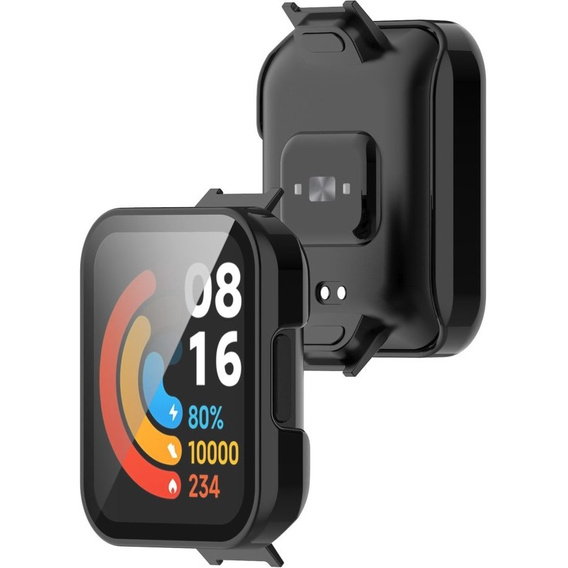 Чохол + скло 2-в-1 для Xiaomi Redmi Watch 2 Lite, Black