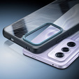 Чехол DuxDucis для Oppo Reno 12 Pro, Aimo case, прозрачный / черный