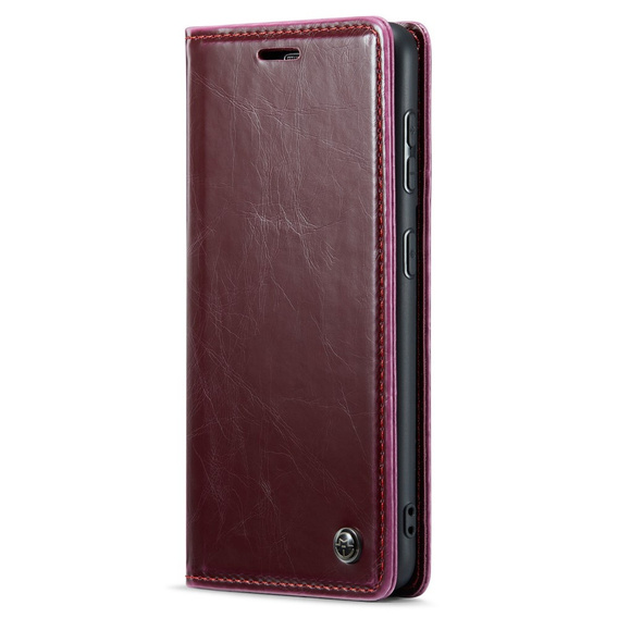 Флип-кейс CASEME для Samsung Galaxy S21, Waxy Textured, красный