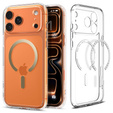 Чехол Spigen для iPhone 17 Pro, Ultra Hybrid MagSafe, прозрачный / золотой