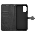 Чохол-книжка для Oppo A38 4G / Oppo A18 4G, Mandala, чорний
