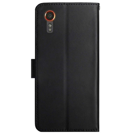 Чохол-фліп для Samsung Galaxy Xcover 7, Split Leather, чорний