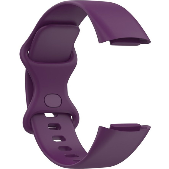 Резиновый браслет Softband для  Fitbit Charge 5 - Dark Purple