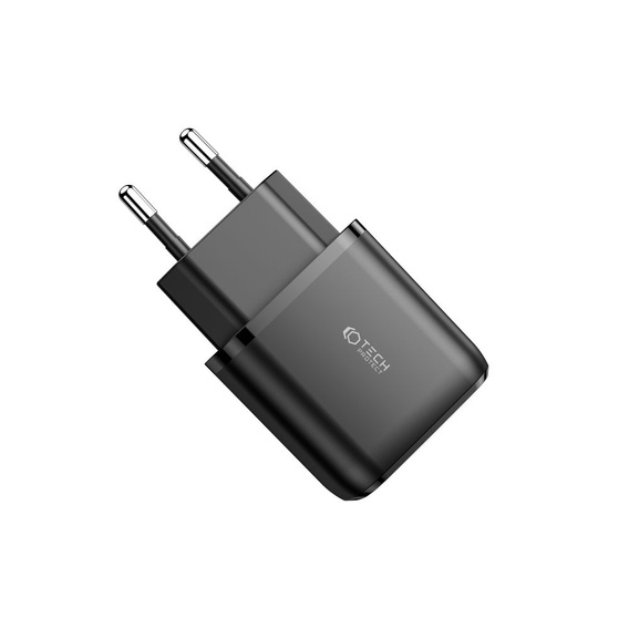 Tech-Protect C20W QC3.0 універсальний зарядний пристрій USB-A USB-C, Black