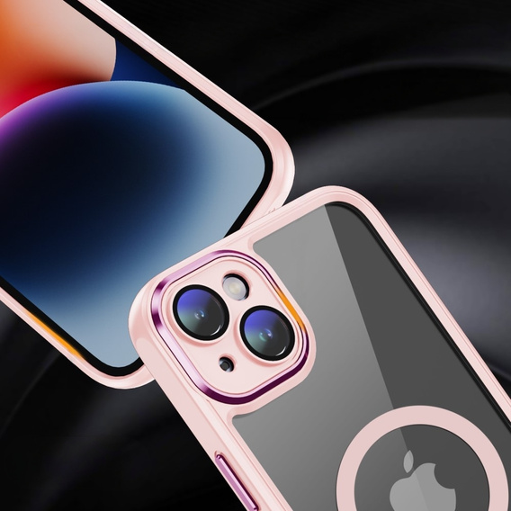 Чохол для iPhone 13, ERBORD Impact Guard, MagSafe, рожевий